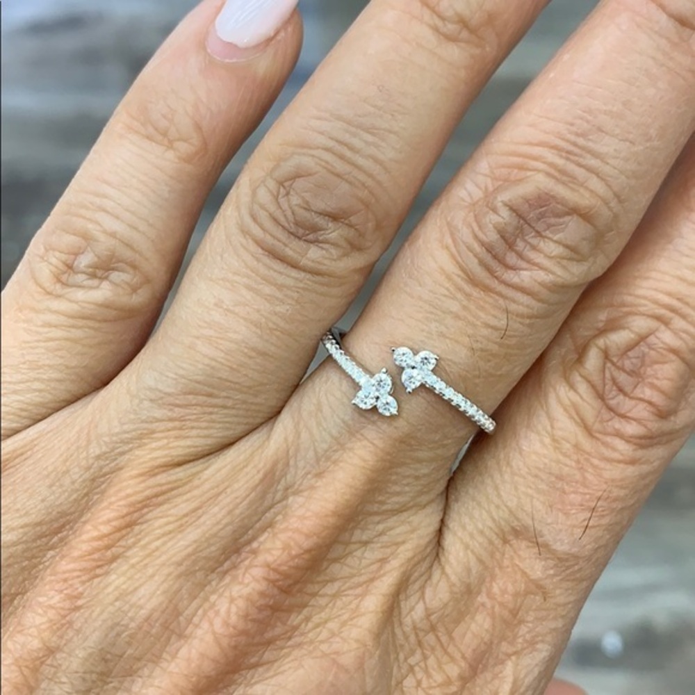 CZ Engagement Ring Wedding Band sz 5 6 7 8 9 10